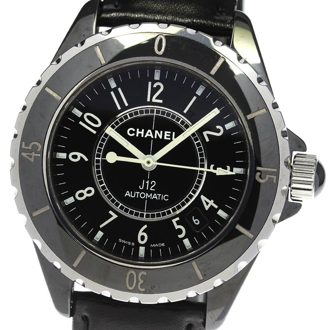 CHANEL(シャネル)のシャネル CHANEL H0684 J12 ブラックセラミック デイト 自動巻き メンズ _811424 メンズの時計(腕時計(アナログ))の商品写真