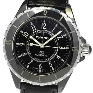 CHANEL - シャネル CHANEL H0684 J12 ブラックセラミック デイト 自動巻き メンズ _811424