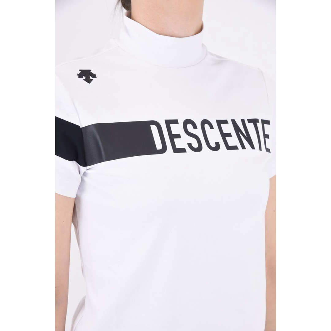 DESCENTE(デサント)のデサント　レディースゴルフウェア　半袖ハイネック　M 夏物トップス　新品未使用 スポーツ/アウトドアのゴルフ(ウエア)の商品写真