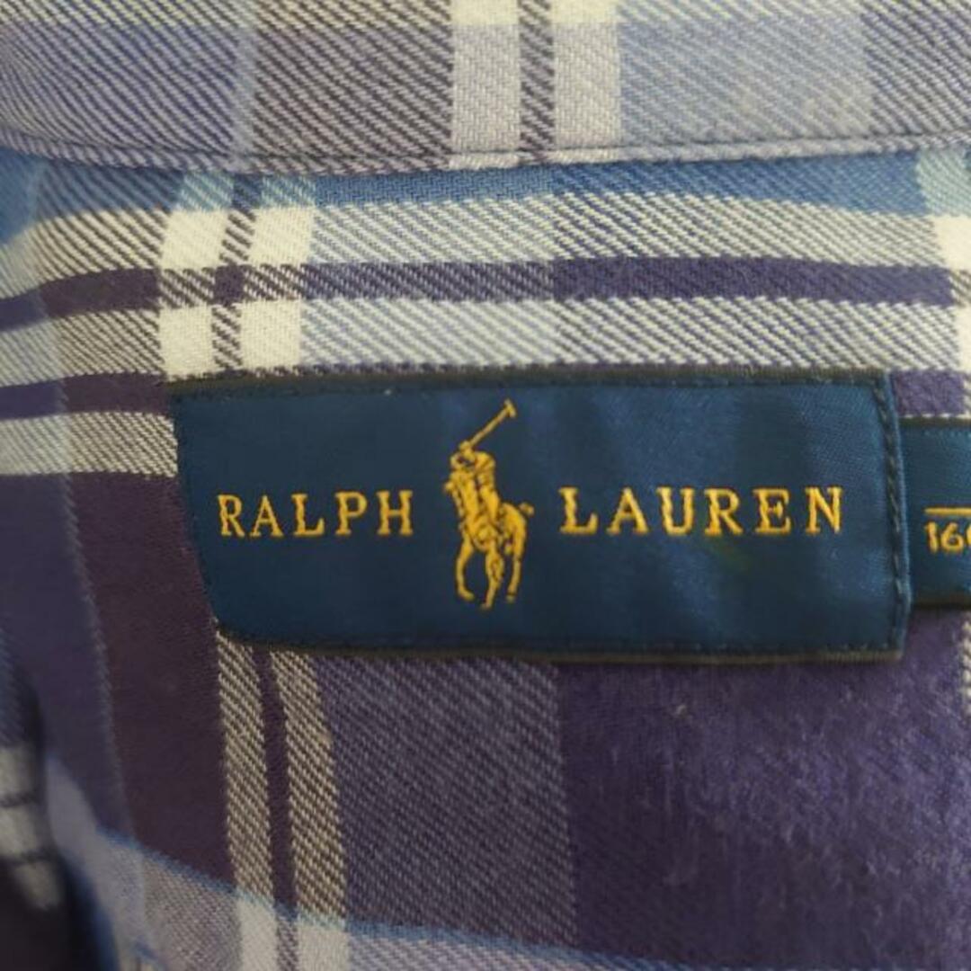 Ralph Lauren(ラルフローレン)のRalphLauren(ラルフローレン) 長袖シャツブラウス サイズ4 S レディース - ネイビー×ブルー×マルチ チェック柄 レディースのトップス(シャツ/ブラウス(長袖/七分))の商品写真