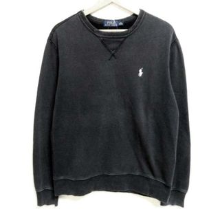 ポロラルフローレン(POLO RALPH LAUREN)のPOLObyRalphLauren(ポロラルフローレン) トレーナー サイズM メンズ - 黒 長袖 綿、ポリエステル(スウェット)