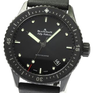 ブランパン(BLANCPAIN)のブランパン Blancpain 5000.0130.B52A フィフティ ファゾムス バチスカーフ デイト 自動巻き メンズ 美品 保証書付き_813234(腕時計(アナログ))