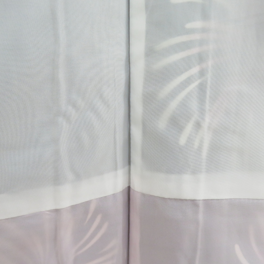 小紋 乱菊模様 黒色ｘ白ｘダークピンク色 洗える 袷 広衿 ポリエステル100％ カジュアル 仕立て上がり着物 身丈165cm 美品 レディースの水着/浴衣(着物)の商品写真
