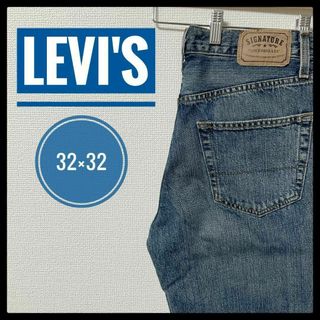 リーバイス(Levi's)の90s 古着 Levi’s シグネチャー デニムパンツ 32×32 リラックス(デニム/ジーンズ)