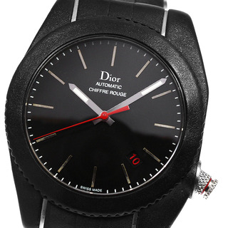 クリスチャンディオール(Christian Dior)のクリスチャンディオール Christian Dior CD084540R001 シフルルージュ ブラックタイム 自動巻き メンズ 保証書付き_811156(腕時計(アナログ))
