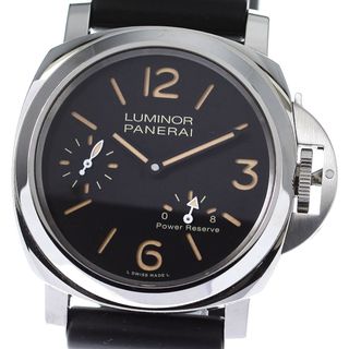 パネライ(PANERAI)のパネライ PANERAI PAM00795 ルミノール8デイズ パワーリザーブ アッチャイオ 手巻き メンズ 良品 箱・保証書付き_813465(腕時計(アナログ))