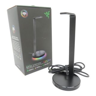 レイザー(Razer)のRazer (レイザー) ヘッドセットスタンド Base Station V2 Chroma RC21-01510100-R3M1(PC周辺機器)