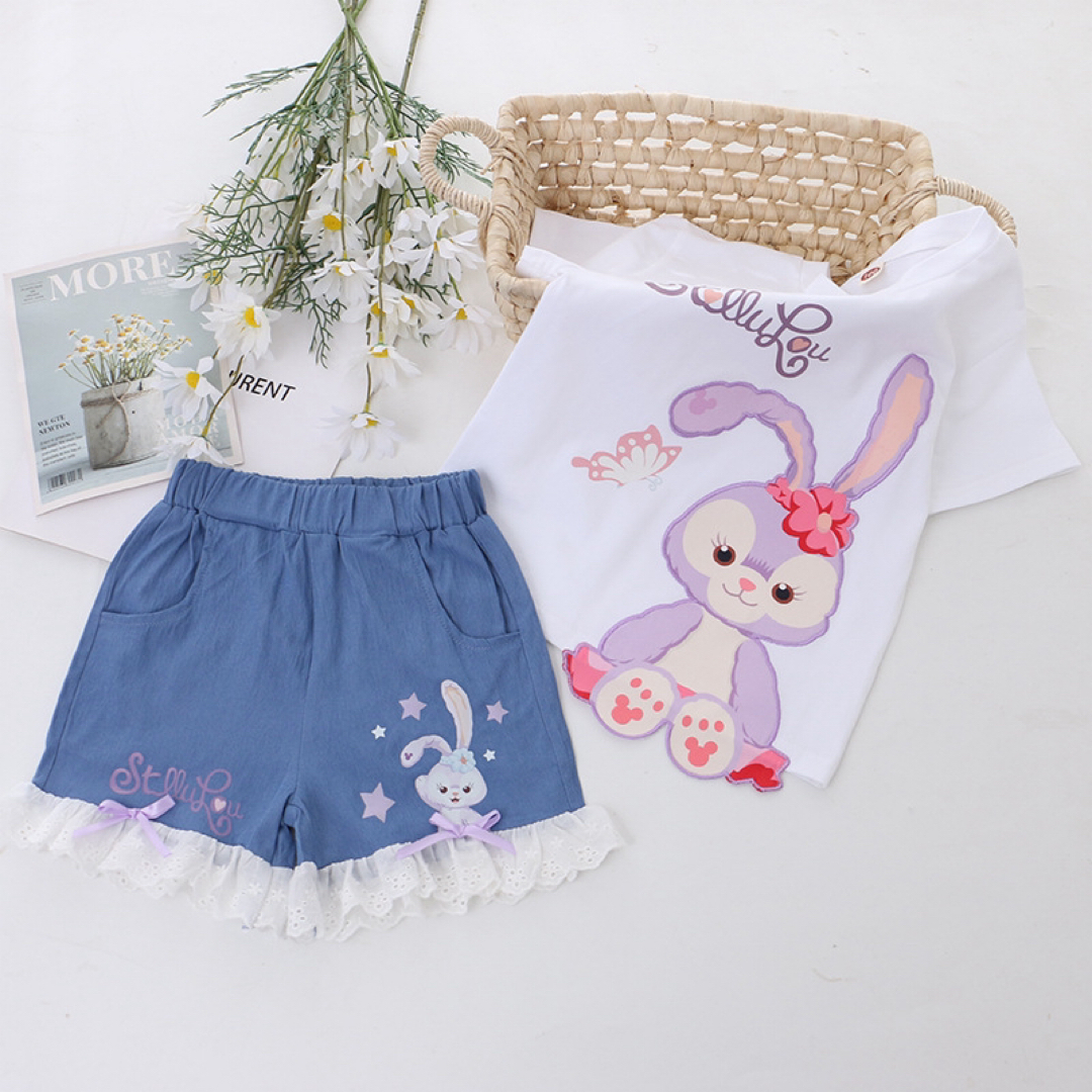 ステラルーセットアップ キッズ/ベビー/マタニティのキッズ服女の子用(90cm~)(Tシャツ/カットソー)の商品写真