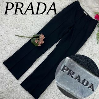 プラダ(PRADA)のプラダ レディース カジュアルパンツ ブラック 黒 M 38(カジュアルパンツ)