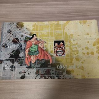 ワンピース(ONE PIECE)の値下げ不可　ワンピースカードゲーム　プレイマット　キュロス(カードサプライ/アクセサリ)