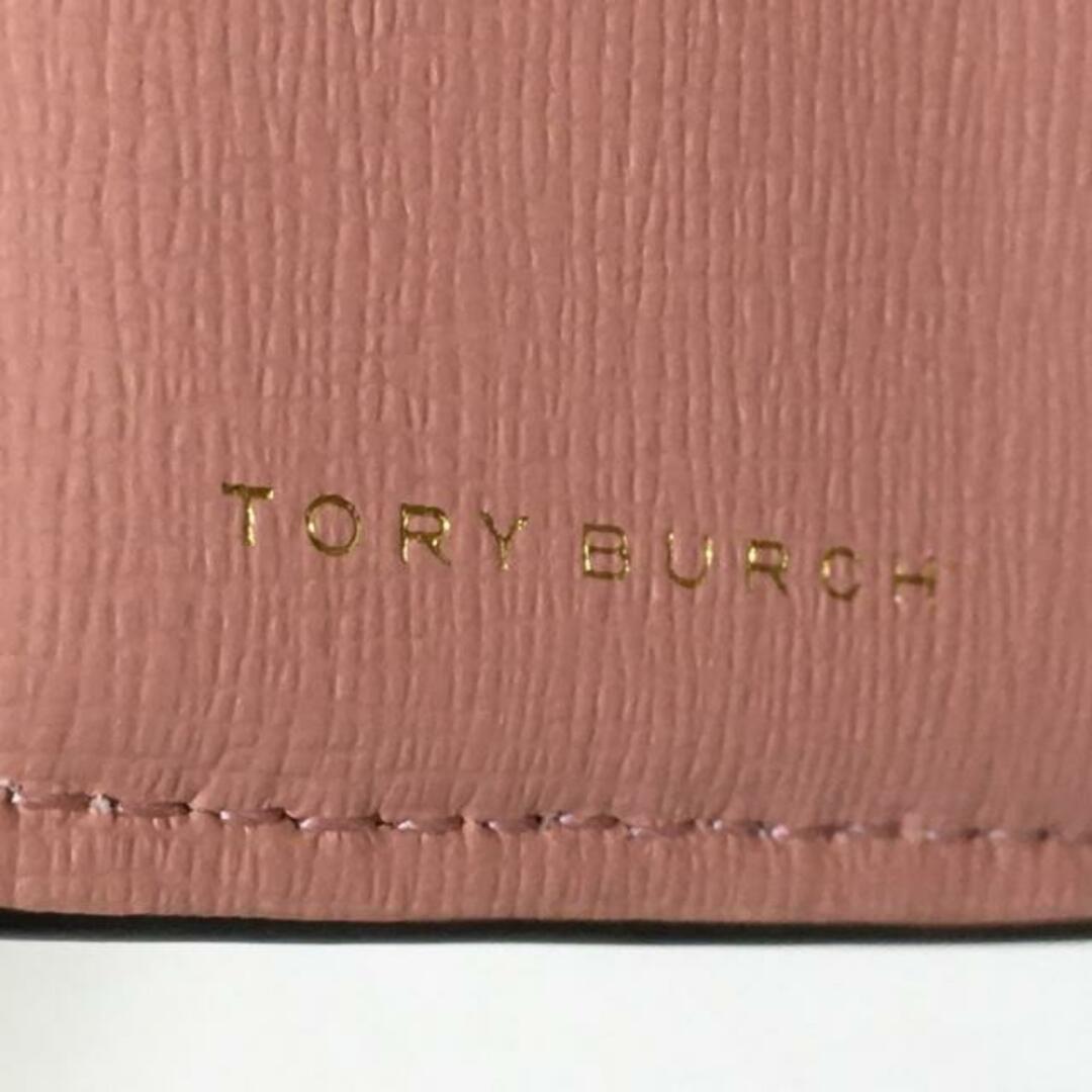 Tory Burch(トリーバーチ)のTORY BURCH(トリーバーチ) 2つ折り財布 グレージュ レザー レディースのファッション小物(財布)の商品写真