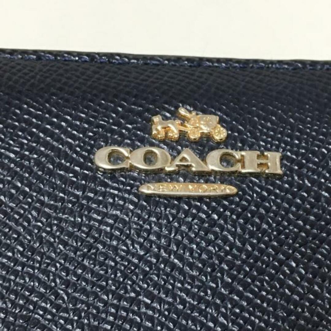 COACH(コーチ)のCOACH(コーチ) 長財布 アコーディオン ジップ ウォレット 58857 ダークネイビー ラウンドファスナー レザー レディースのファッション小物(財布)の商品写真