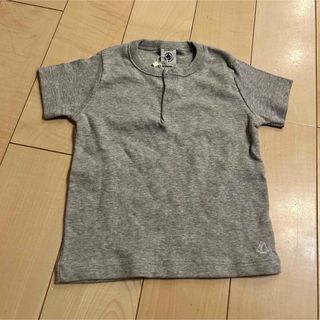 プチバトー(PETIT BATEAU)の⭐︎新品　プチバトー　Tシャツ グレー　80(Ｔシャツ)