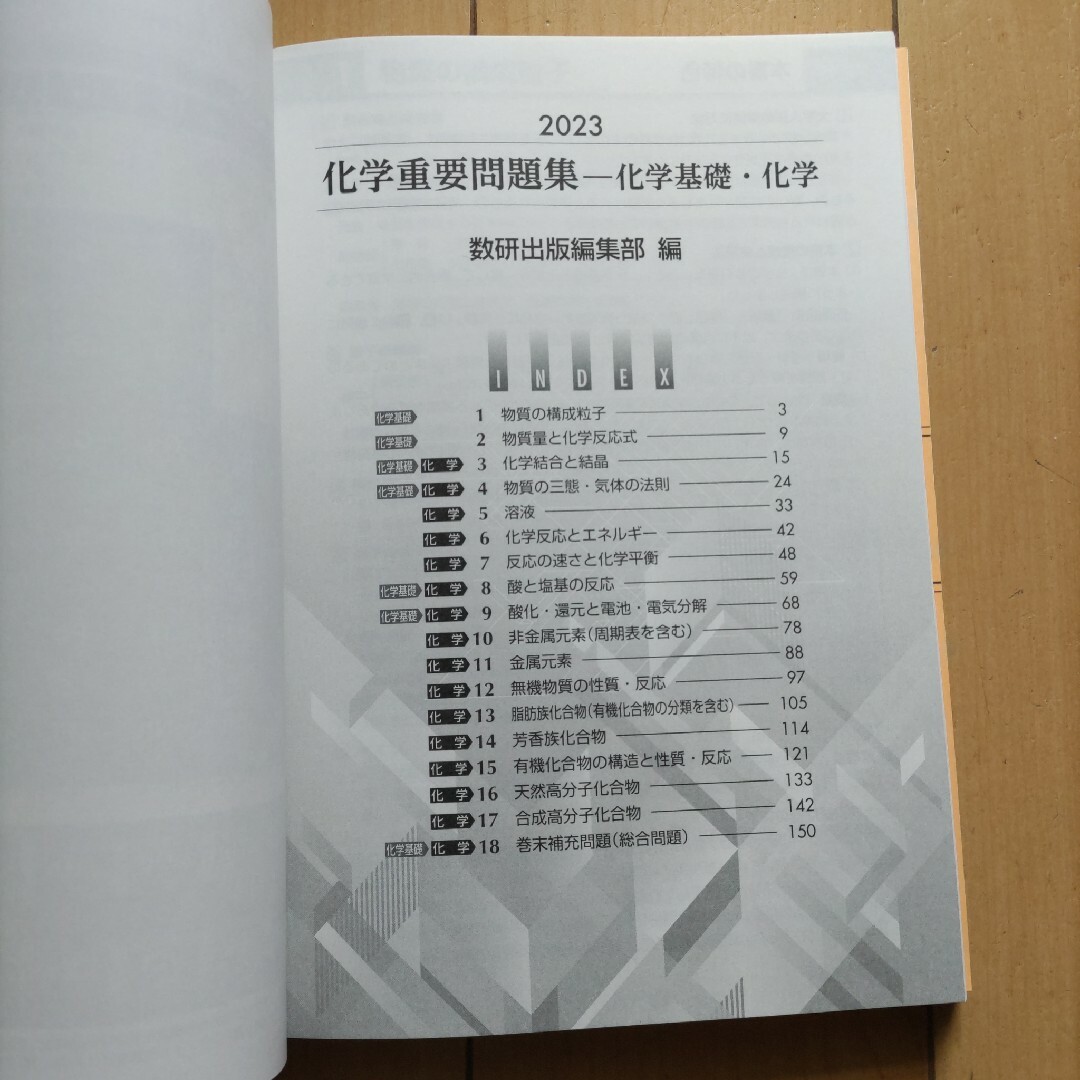 2023 実戦 化学重要問題集 化学基礎・化学 数研出版 エンタメ/ホビーの本(語学/参考書)の商品写真