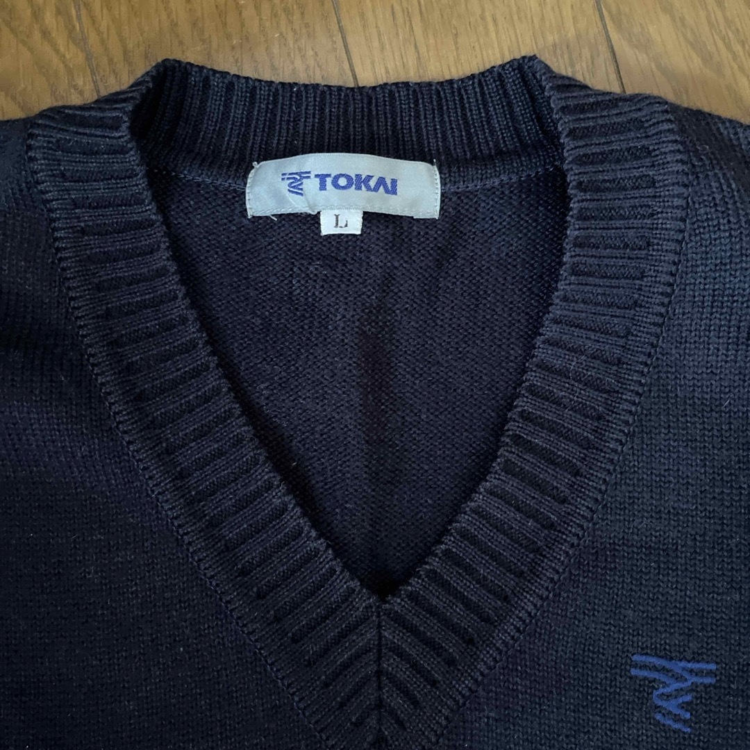 学生用ニットベスト　TOKAI レディースのトップス(ニット/セーター)の商品写真