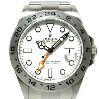 ROLEX - ROLEX(ロレックス) 腕時計美品  エクスプローラー2 226570 メンズ SS/13コマ（フルコマ）/ランダムルーレット文字盤/2023.07 白