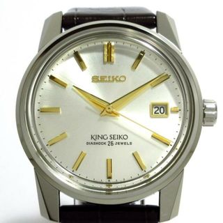 セイコー(SEIKO)のSEIKO(セイコー) 腕時計新品同様  キングセイコー 6L35‐00F0/SDKA003 メンズ KSK復刻デザイン/限定1700本/革ベルト シャンパンゴールド(その他)