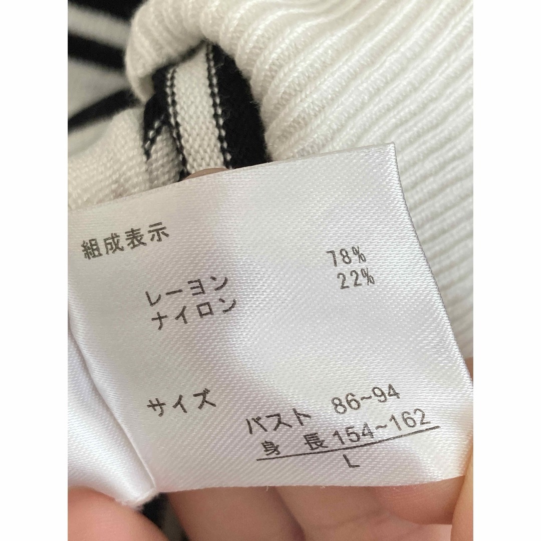 春服　春ニット　七分丈 レディースのトップス(シャツ/ブラウス(長袖/七分))の商品写真