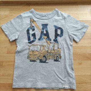 GAP - GAP　働く車　クレーン車　半袖Tシャツ　グレー　110