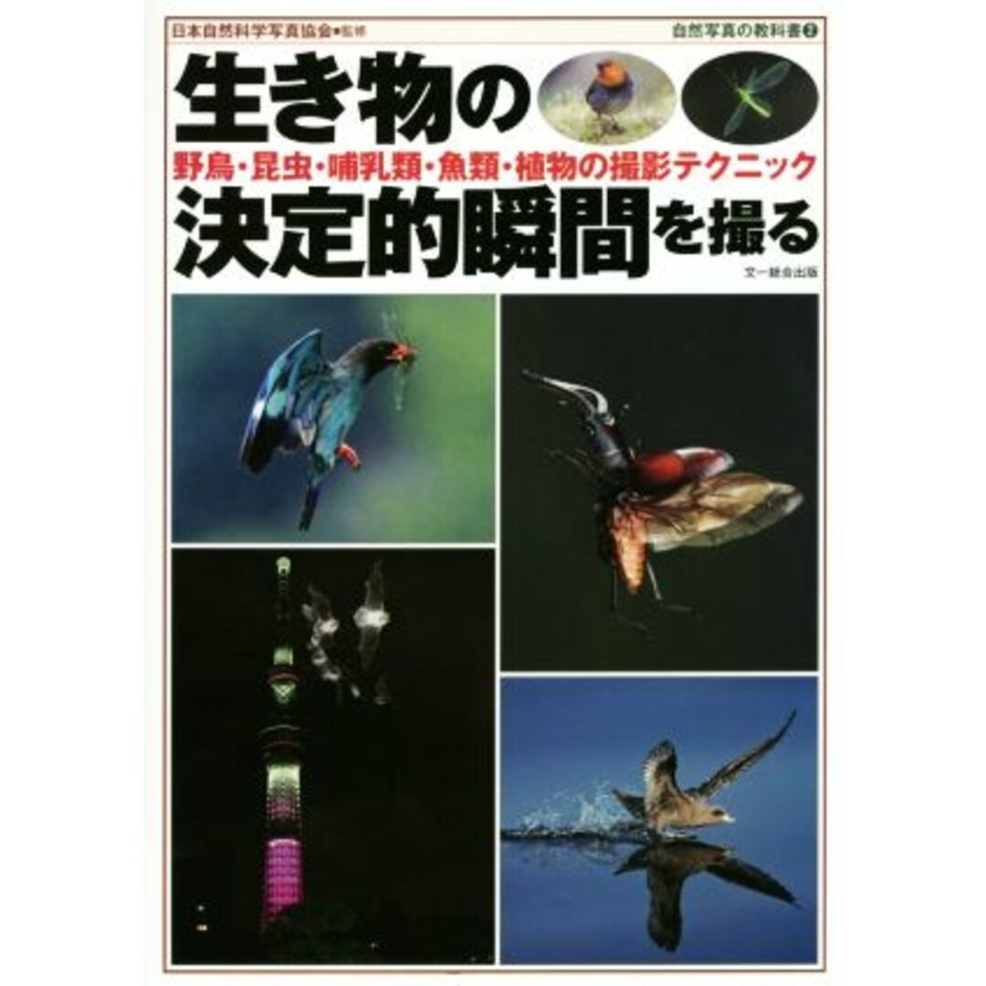 生き物の決定的瞬間を撮る 野鳥・昆虫・哺乳類・魚類・植物の撮影テクニック 自然写真の教科書２／日本自然科学写真協会 エンタメ/ホビーの本(趣味/スポーツ/実用)の商品写真