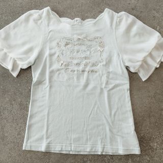 メゾピアノジュニア(mezzo piano junior)のメゾピアノ　ジュニア　半袖　カットソー　Ｓサイズ　140(Tシャツ/カットソー)