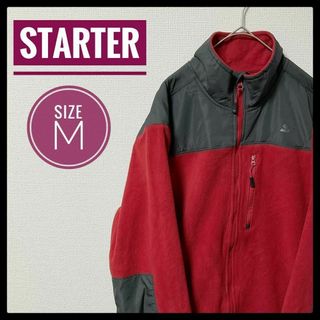 スターター(STARTER)の90s 古着 STARTER フリース アウター M 切り替え ゆるだぼ(その他)