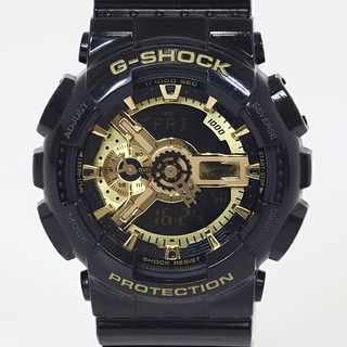 カシオ(CASIO)のCASIO カシオ メンズ腕時計 G-SHOCK GA-110GB 電波ソーラー 20気圧防水 【中古】(腕時計(アナログ))
