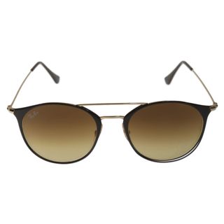 レイバン(Ray-Ban)のRay Ban レイバン ラウンド ボストン ツーブリッジ サングラス 眼鏡 RB3546 9009/85 ブラウン/ゴールド(サングラス/メガネ)