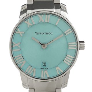 ティファニー(Tiffany & Co.)のティファニー アトラス デイト 63452807 クォーツ レディース 【中古】(腕時計)