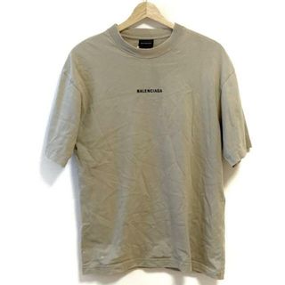 バレンシアガ(Balenciaga)のBALENCIAGA(バレンシアガ) 半袖Tシャツ サイズXXS XS メンズ - 612966 ベージュ クルーネック/ダメージ加工(Tシャツ/カットソー(半袖/袖なし))