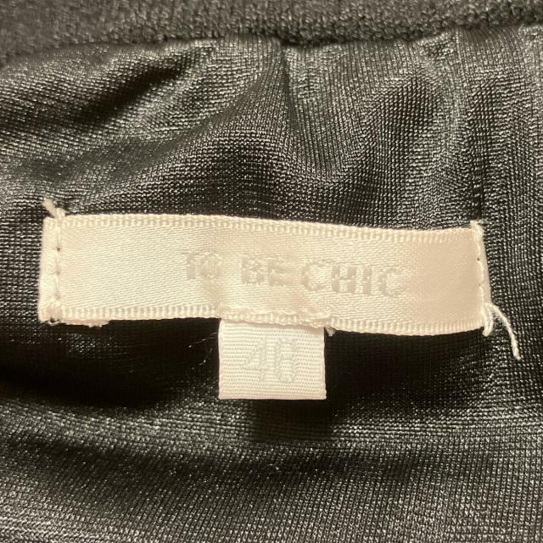 TO BE CHIC(トゥービーシック)のTO BE CHIC(トゥービーシック) スカート サイズ46 XL レディース - 黒 ニット/ひざ丈 レディースのスカート(その他)の商品写真