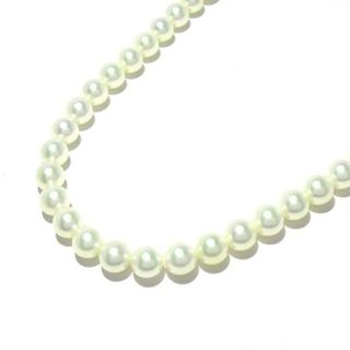 ミキモト(MIKIMOTO)のmikimoto(ミキモト) ネックレス美品  - シルバー×パール 白 総パール(ネックレス)