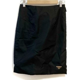 プラダ(PRADA)のPRADA(プラダ) スカート サイズ36S レディース美品  Re-Nylon ペンシルスカート 21H964 黒(その他)