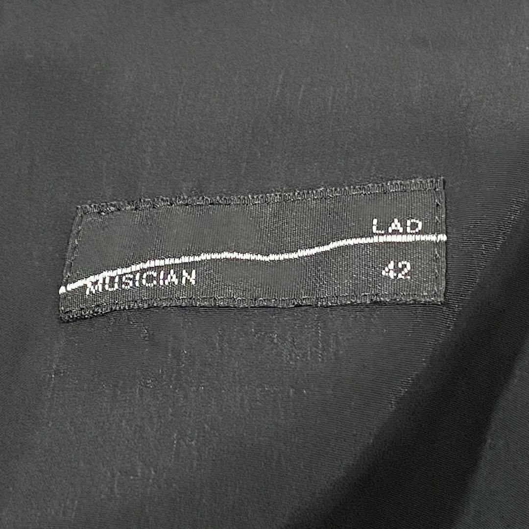 LAD MUSICIAN(ラッドミュージシャン)のA12522 ラッドミュージシャン　19SS デシンスーパービッグシャツ　黒42 メンズのトップス(シャツ)の商品写真