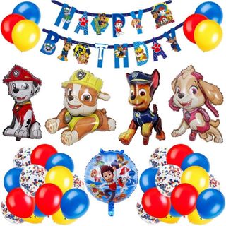 ガーランド   パウパトロール誕生日　風船 飾り お祝い パーティーグッズ 