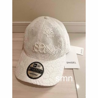 snidel×newera ニューエラコラボ　キャップ　レース　アイボリー　新品