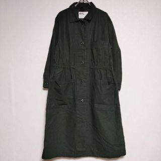 MHL. - MHL. 595-2158502 UNIFORM COTTON LINEN TWILL ドレス ワンピース 2021 ブラック レディース エムエイチエル【中古】4-0407M∞