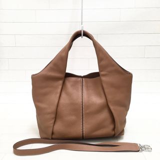 トッズ(TOD'S)の☆美品・シリアル付☆TOD’S Shirt bag スモール ハンドバッグ(ハンドバッグ)