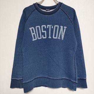 JOURNAL STANDARD - JOURNAL STANDARD トレーナー BOSTON カレッジロゴ インディゴ スウェット ブルー レディース ジャーナルスタンダード【中古】4-0407M∞