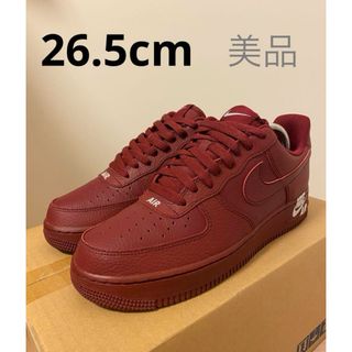 ナイキ(NIKE)の【完売品】NIKE AIR FORCE 1 '07 TEAM RED(スニーカー)