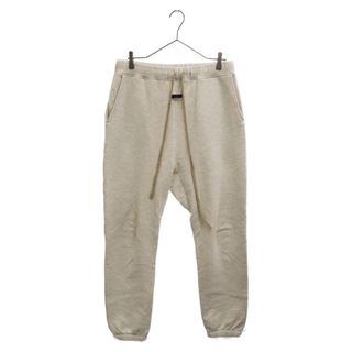 フィアオブゴッド(FEAR OF GOD)のFEAR OF GOD フィアオブゴッド Sweatpant Cloud Dancer ラバーロゴ ドローストリング スウェットパンツ グレー(その他)