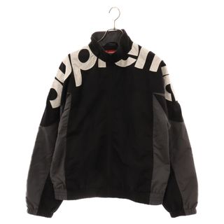 シュプリーム(Supreme)のSUPREME シュプリーム 19AW Shoulder Logo Track Jacket ショルダーロゴ ナイロン トラックジャケット ブラック(フライトジャケット)