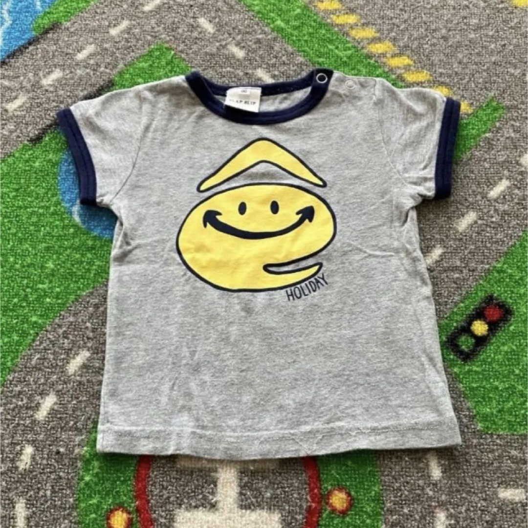 SLAP SLIP(スラップスリップ)のTシャツ　リバーシブルシャツ80 キッズ/ベビー/マタニティのベビー服(~85cm)(Ｔシャツ)の商品写真