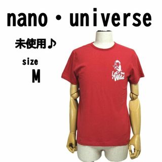 ✨ほぼ新品【M】nano･universe メンズ Tシャツ 半袖 派手め(Tシャツ/カットソー(半袖/袖なし))