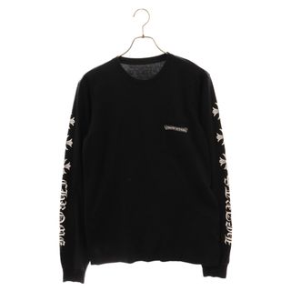 クロムハーツ(Chrome Hearts)のCHROME HEARTS クロムハーツ CHPlus Arm Logo L/S Tee CHプラスアームロゴロングスリーブTシャツ 長袖カットソー ロンT アームロゴプリント ブラック(Tシャツ/カットソー(七分/長袖))