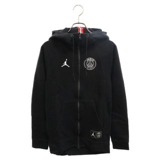 NIKE - NIKE ナイキ AIR JORDAN PARIS SAINT-GERMAIN FULL ZIP HOODIE エアジョーダン パリ サンジェルマン フルジップ フーディー ジップパーカー BQ4195-010 ブラック