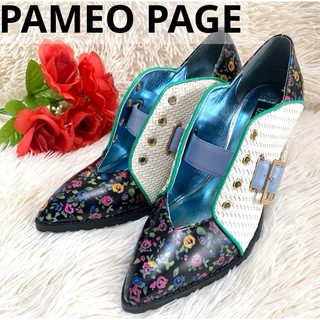 パメオポーズ(PAMEO POSE)の【極美品】PAMEO POSE 21SS Tacos Shoes 38 PELI(ハイヒール/パンプス)