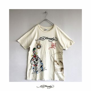 Don Ed Hardy tatto ドンエドハーディ Tシャツ 古着 メンズ(Tシャツ/カットソー(半袖/袖なし))