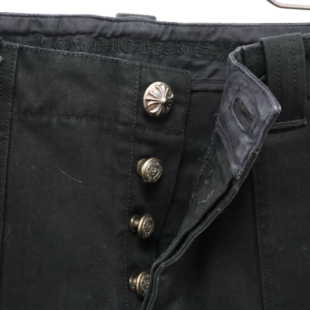 Chrome Hearts(クロムハーツ)のCHROME HEARTS クロムハーツ FATIGUE PANTS ファティーグ ベイカーパンツ ブラック メンズのパンツ(その他)の商品写真