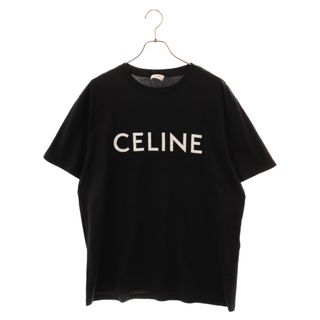 CELINE セリーヌ ルーズフィット ロゴTシャツ 半袖カットソー ブラック 2X681671Q